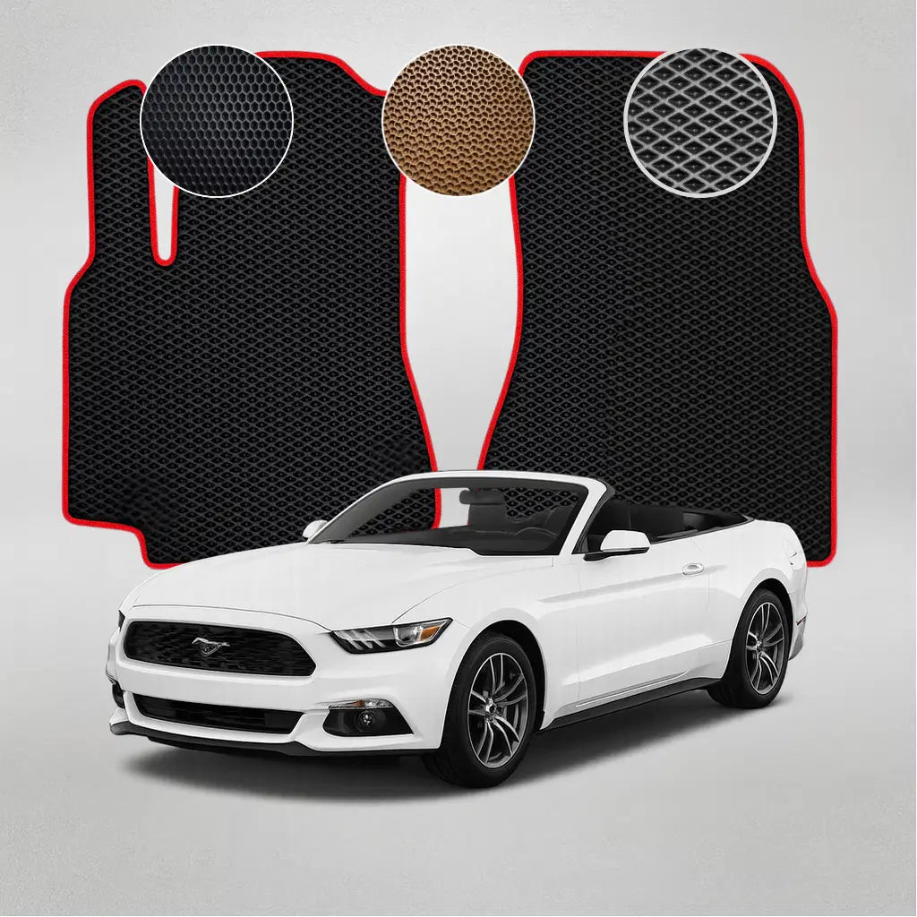 EVA Dywaniki do Ford Mustang 6 gen Kabriolet (od 2015 do 2017)