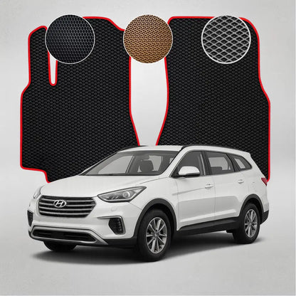 EVA Dywaniki do Hyundai Santa Fe Grand 3 gen Crossover (od 2016 do 2018)