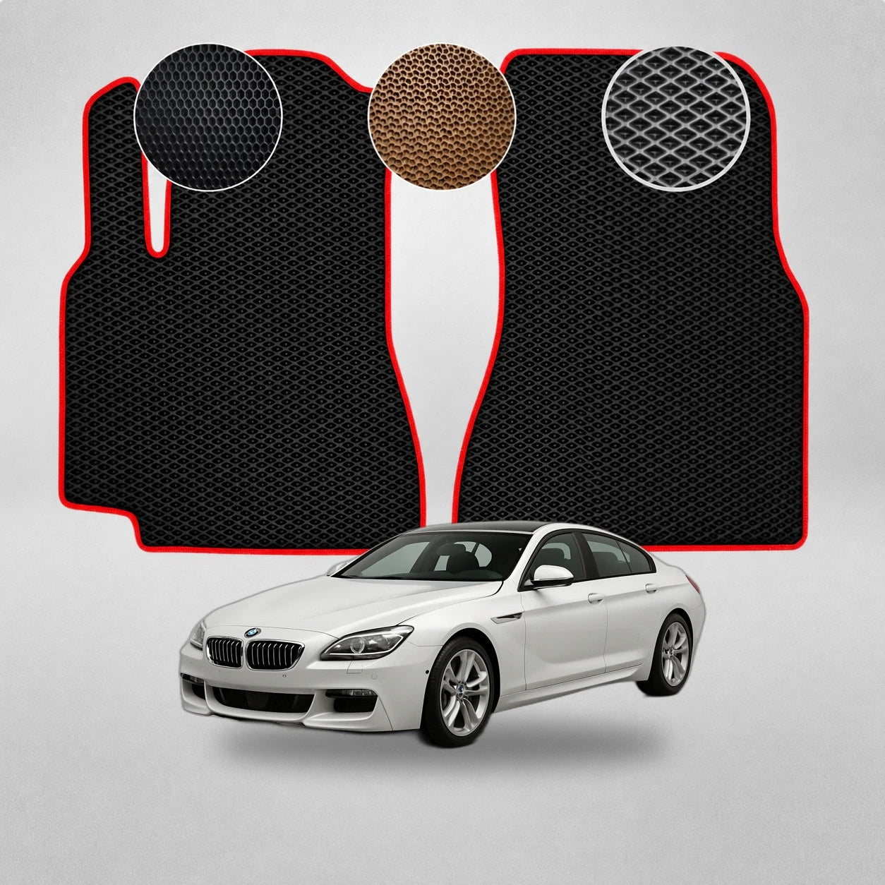 EVA Dywaniki do BMW F06 6 series GC Coupe (od 2012 do 2019)