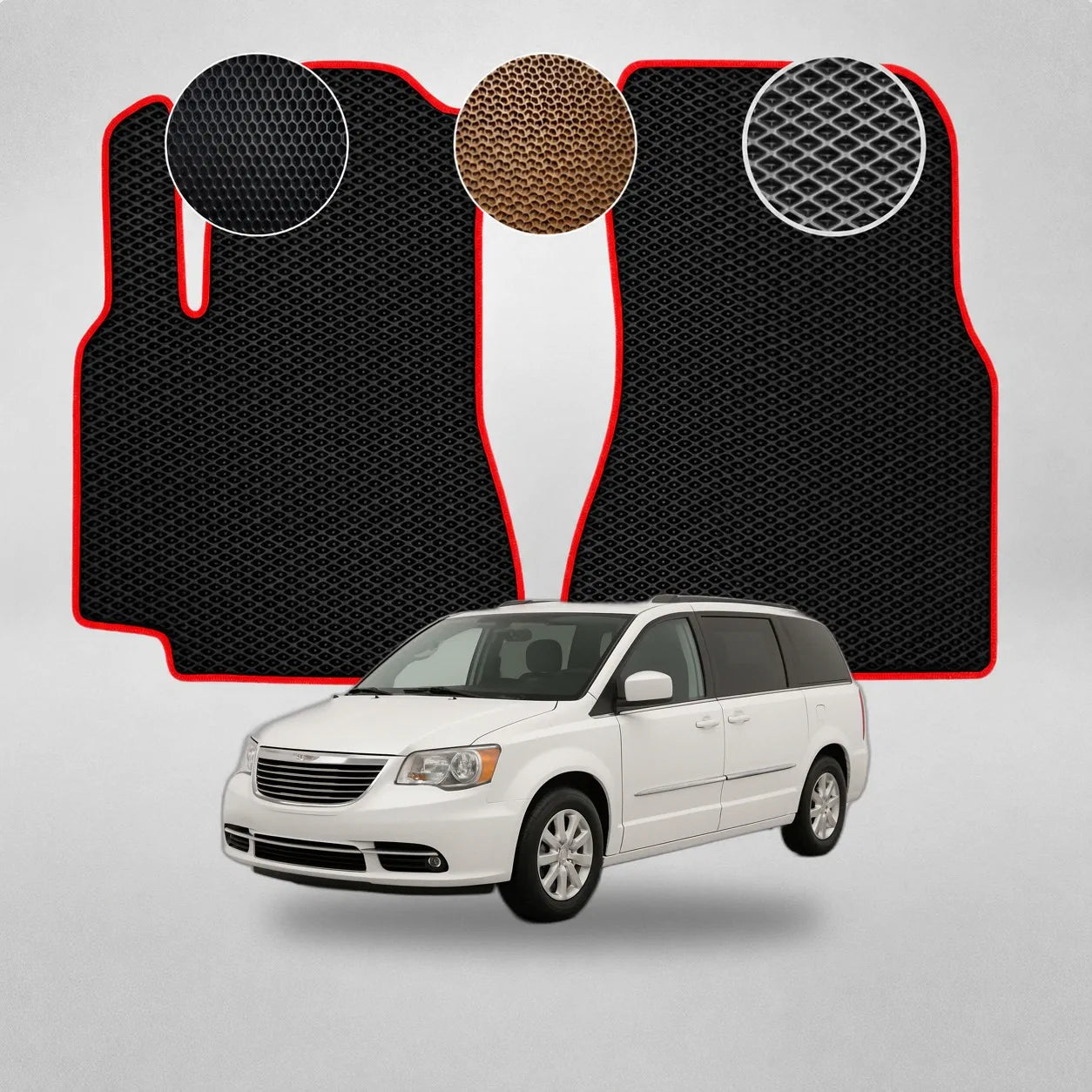 EVA Dywaniki do Chrysler Town&Country Minivan (od 2008 do 2016)