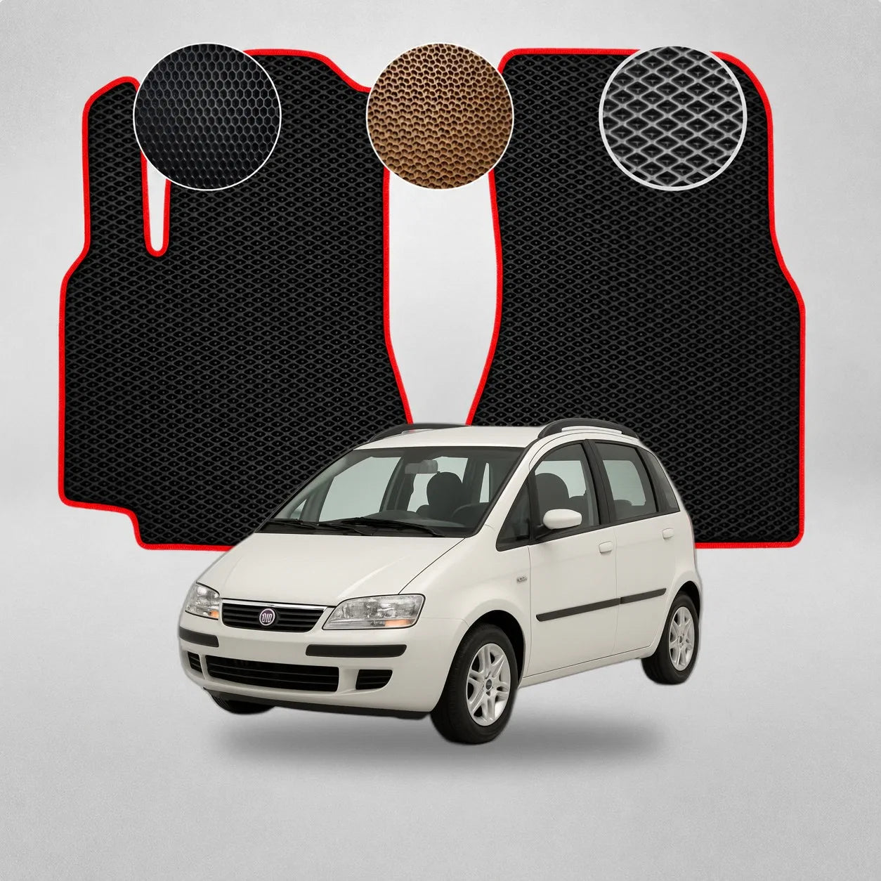 EVA Dywaniki do Fiat Idea Minivan (od 2003 do 2012)