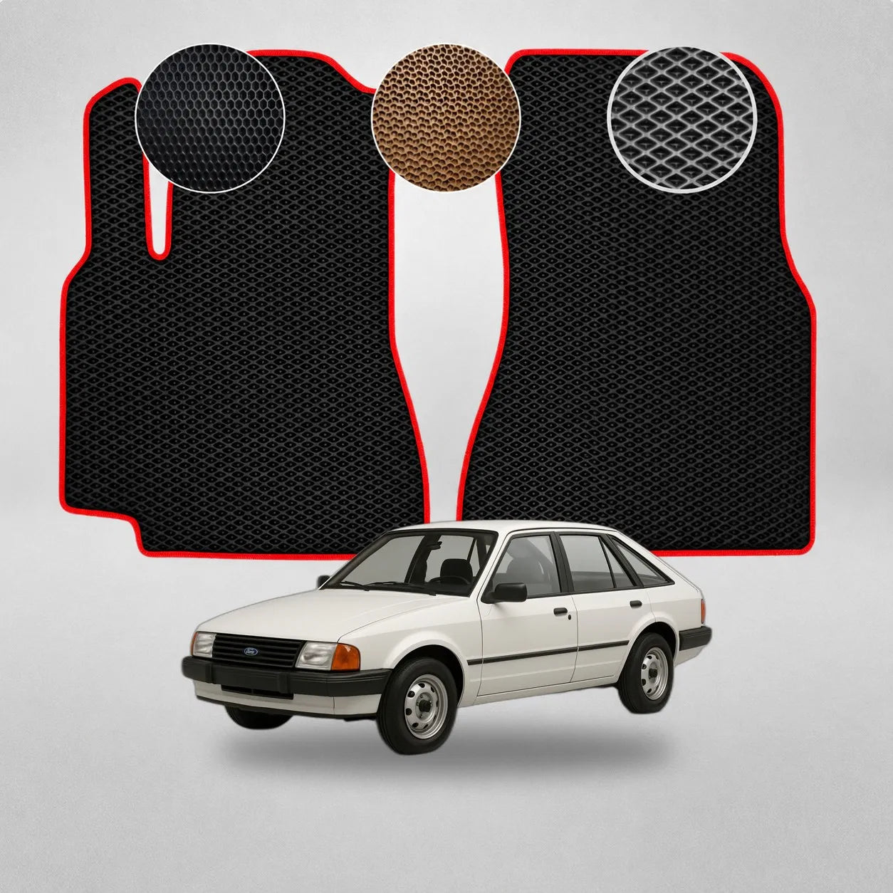 EVA Dywaniki do Ford Escort Liftback (od 1980 do 1986)
