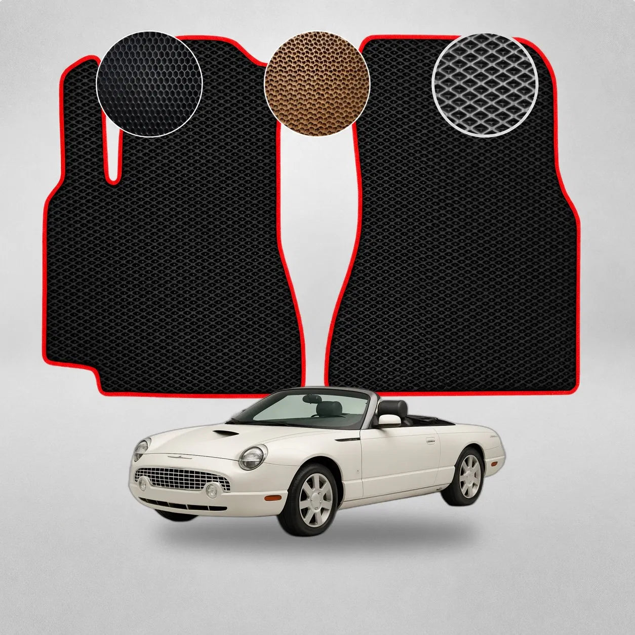 EVA Dywaniki do Ford Thunderbird/T-Bird Kabriolet (od 2002 do 2005)