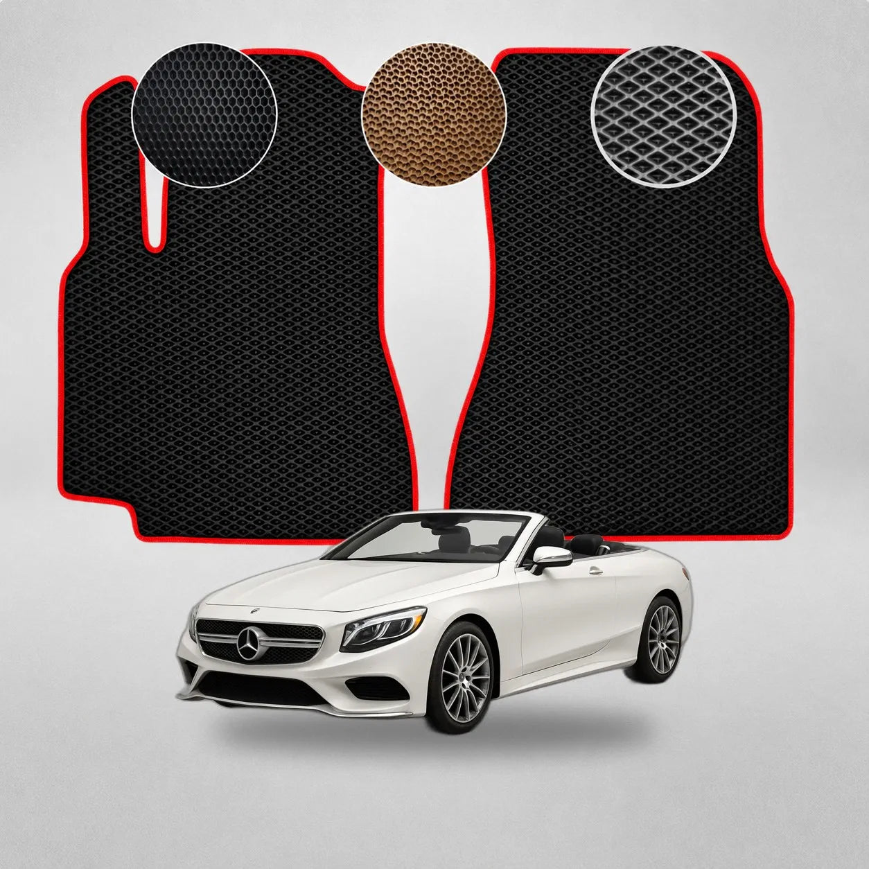 EVA Dywaniki do Mercedes-Benz C217/A217 Kabriolet (od 2014 do 2020) [4661]