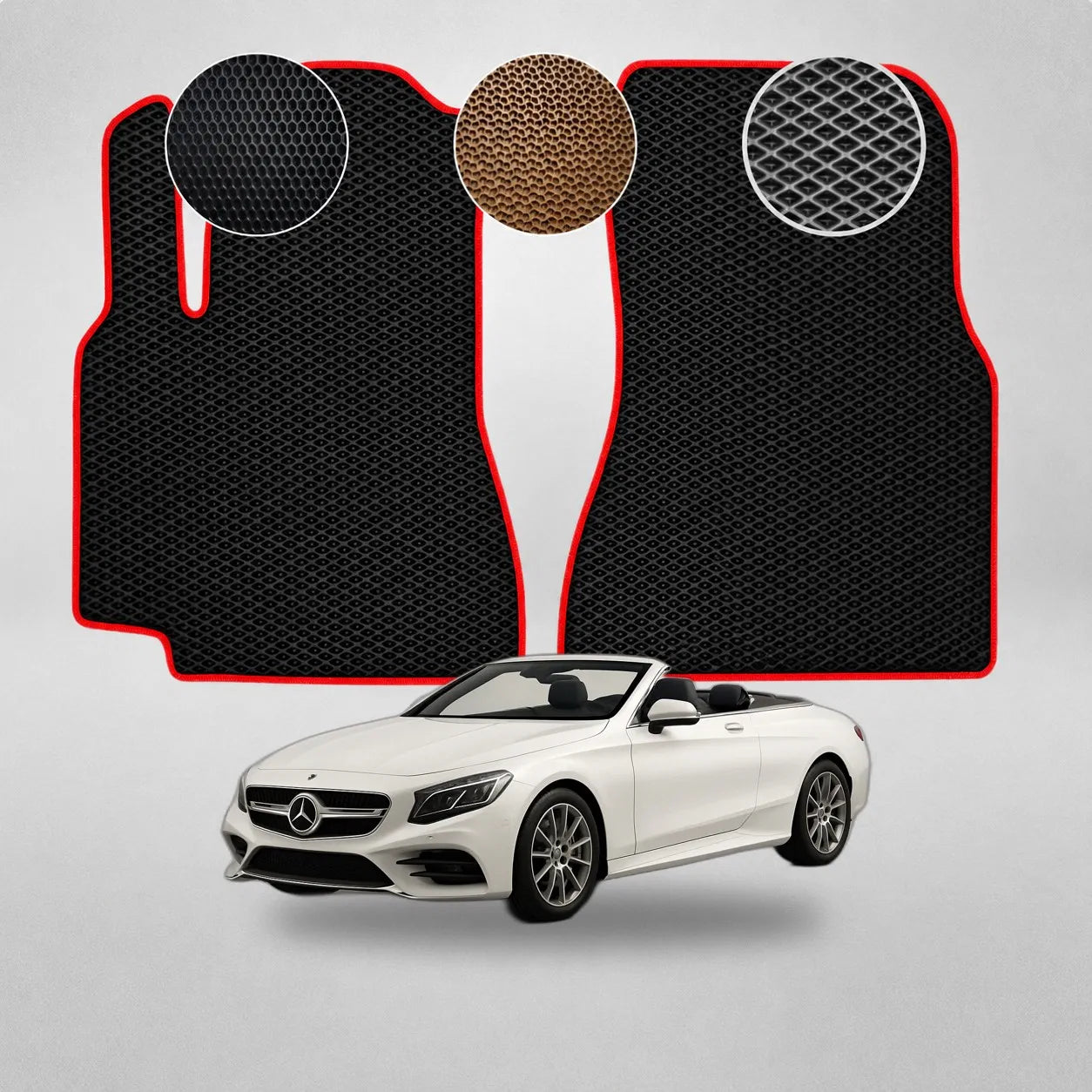 EVA Dywaniki do Mercedes-Benz C217/A217 Kabriolet (od 2014 do 2020) [4664]