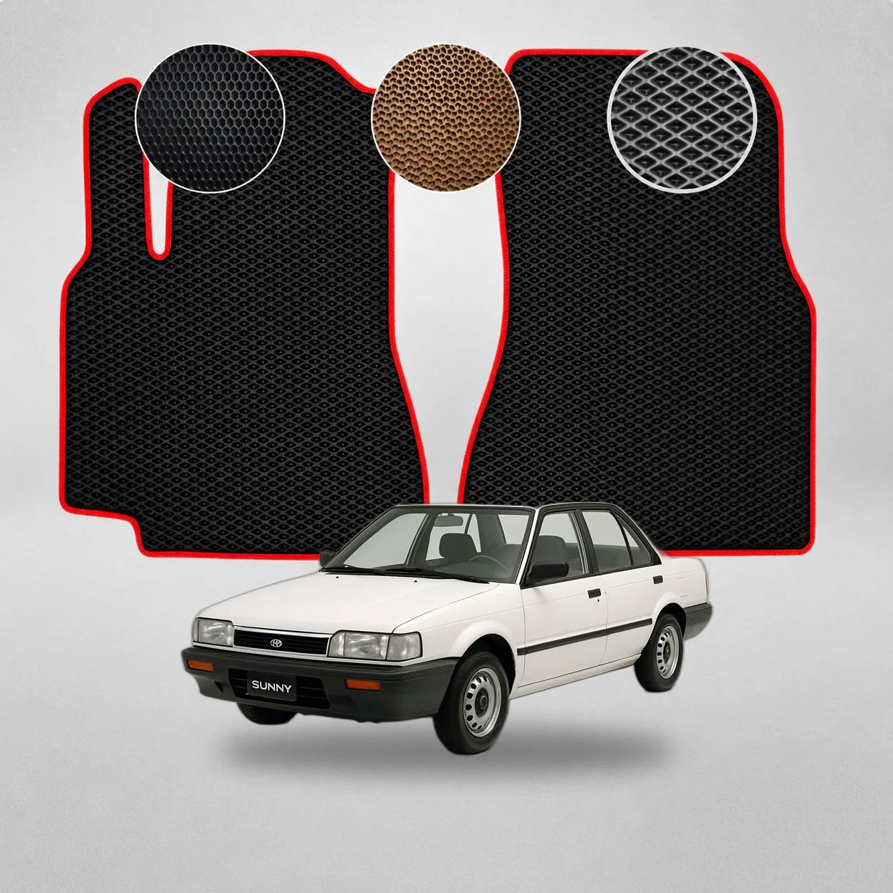 EVA Dywaniki do Nissan Sunny Sedan (od 1986 do 1990)