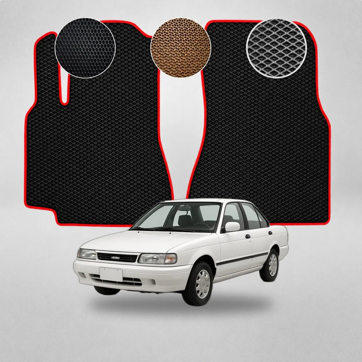 EVA Dywaniki do Nissan Sunny Sedan (od 1990 do 1993)