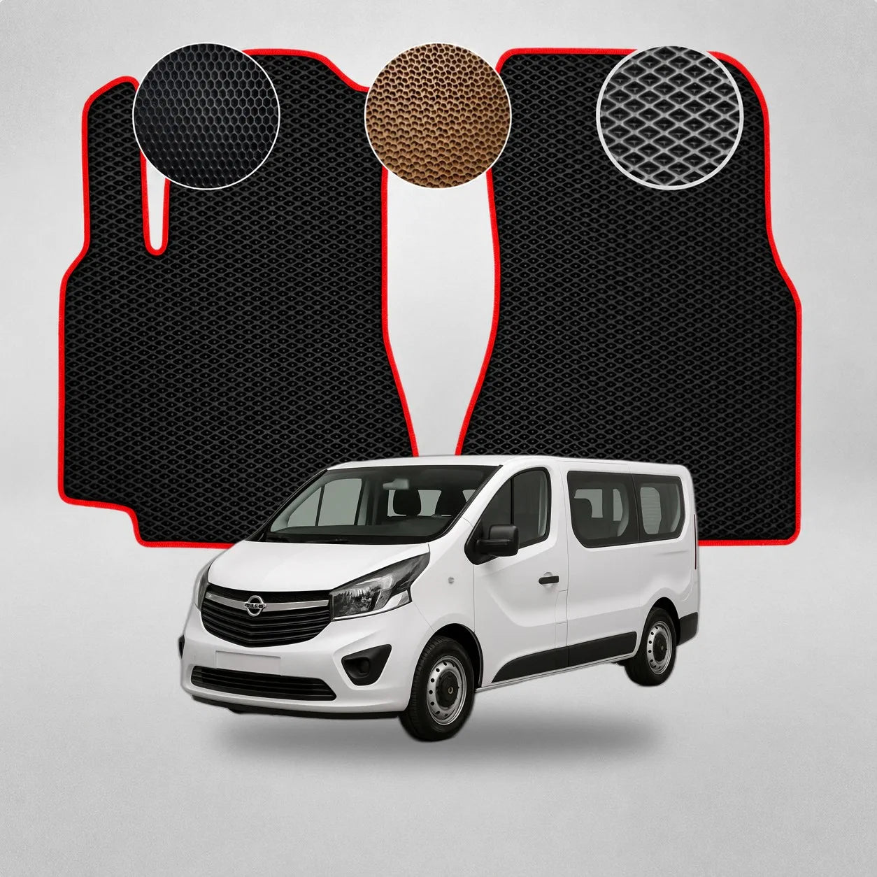 EVA Dywaniki do Opel VivaroB Minivan (od 2014 do 2018)