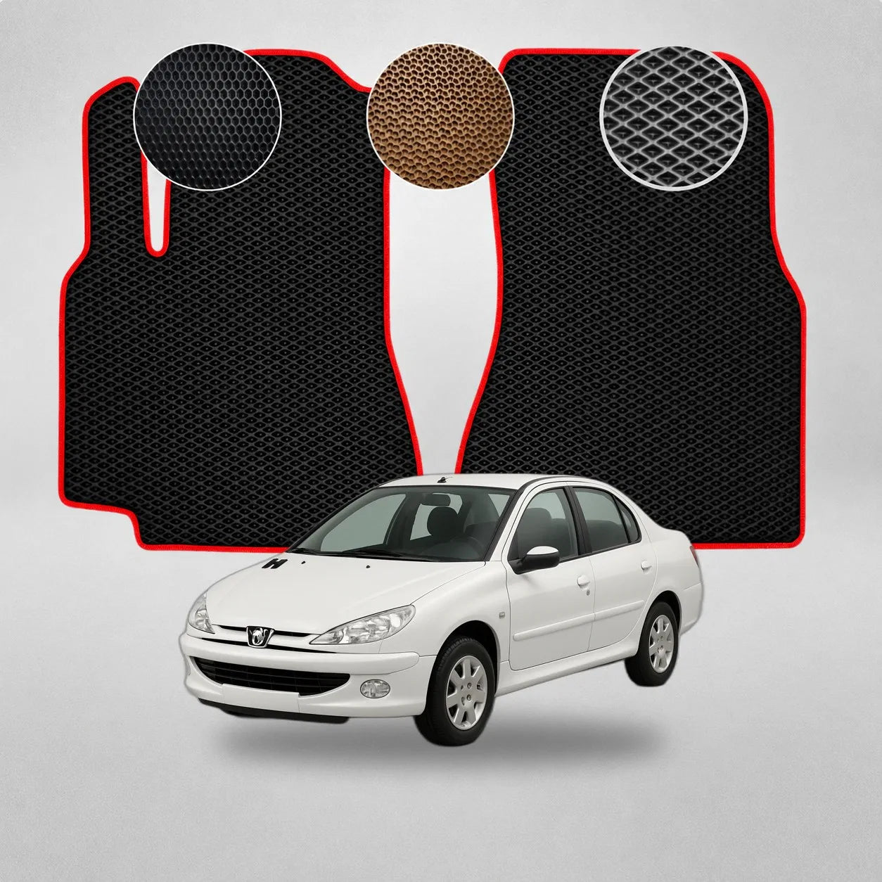 EVA Dywaniki do Peugeot 206SD Sedan (od 1998 do 2012)