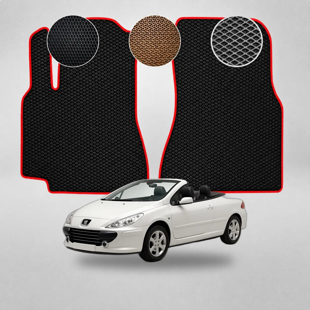 EVA Dywaniki do Peugeot 307CC Kabriolet (od 2003 do 2008)