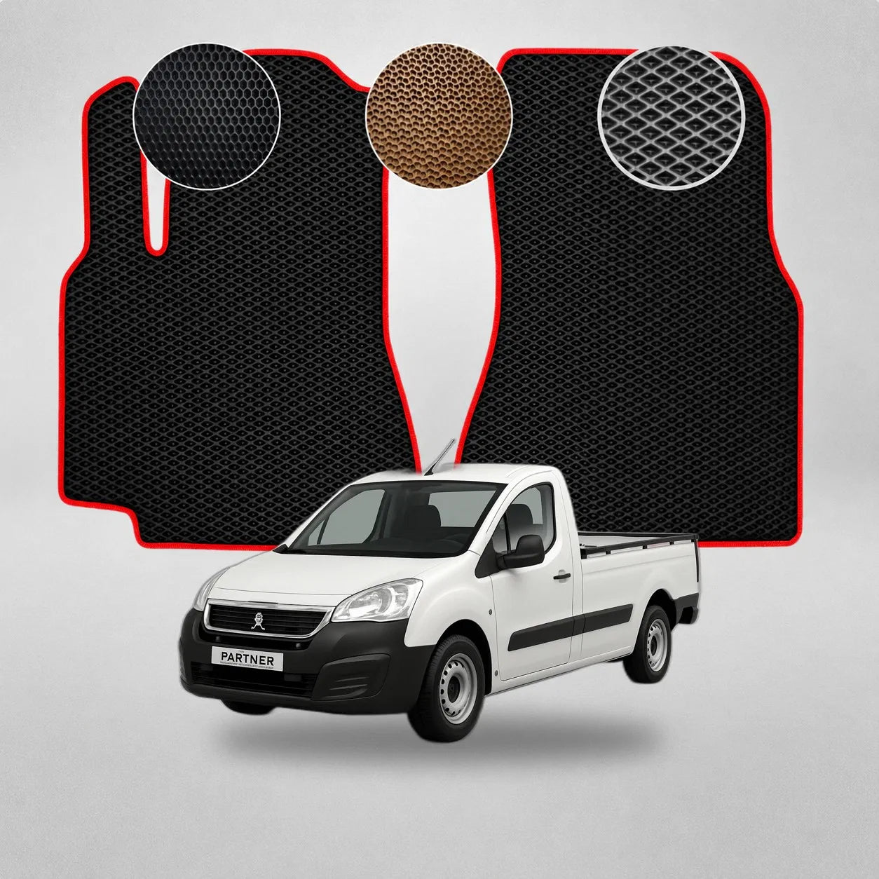 EVA Dywaniki do Peugeot Partner Pickup (od 2018)