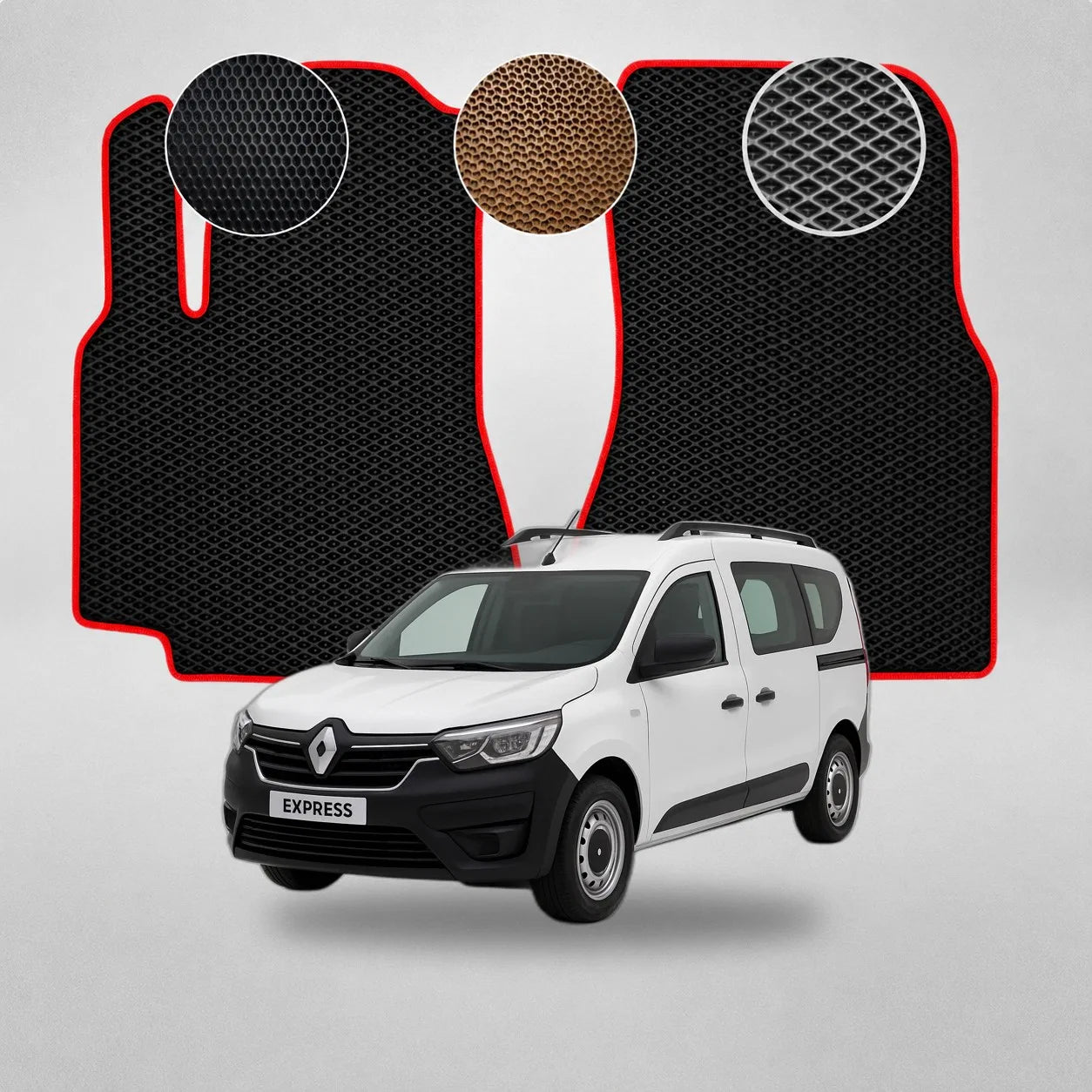 EVA Dywaniki do Renault Express Dacia MO Rapid/Extra Minivan (od 2021)