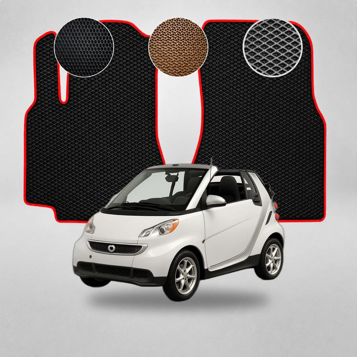 EVA Dywaniki do Smart Fortwo Kabriolet (od 2015)