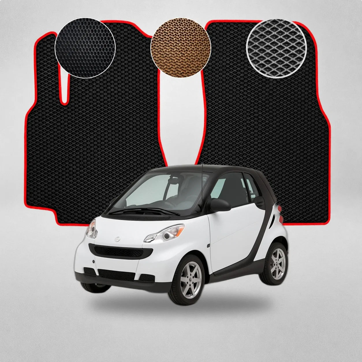EVA Dywaniki do Smart Fortwo Hatchback (od 2007 do 2014)