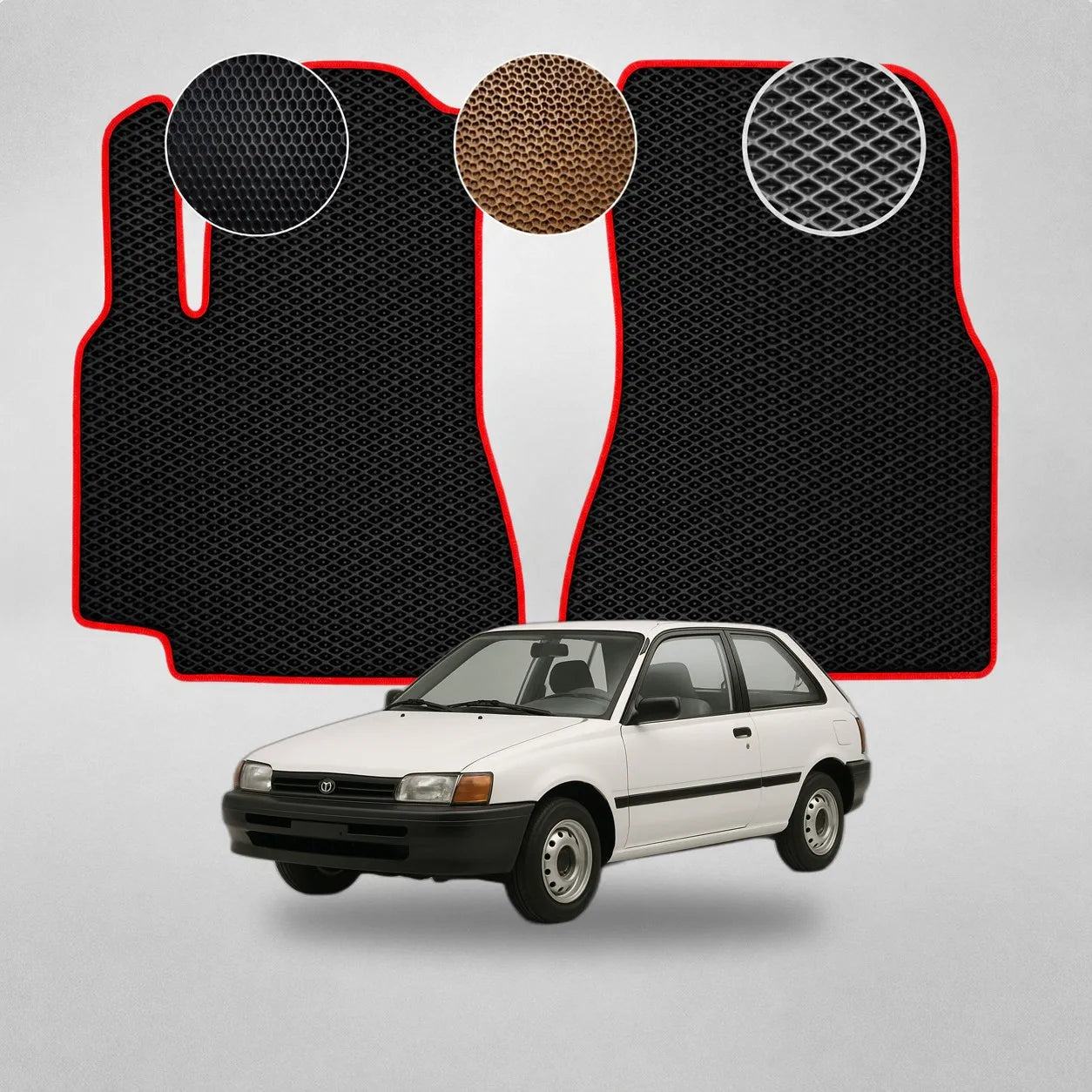 EVA Dywaniki do Toyota Starlet Hatchback (od 1989 do 1995)
